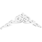 Ekena Millwork Pitch Baile Architectural Grade PVC Gable Pediment, 36"W x 9"H x 1"P (6/12) GPP036X009X100BAI - alternate 1